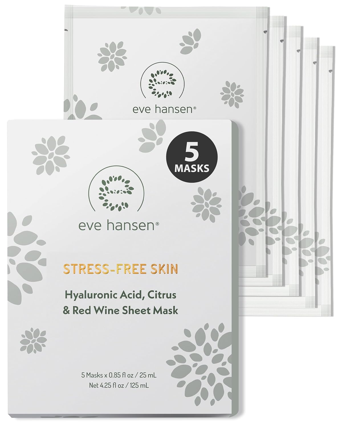 Stress-Free Skin Hydrating Sheet Mask Set - 5X