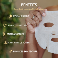 Moisture Infusion - Collagen Facial Sheet Mask Set - 5X