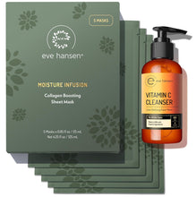 Eve Hansen Vitamin C Cleanser & Collagen Face Mask Sheets